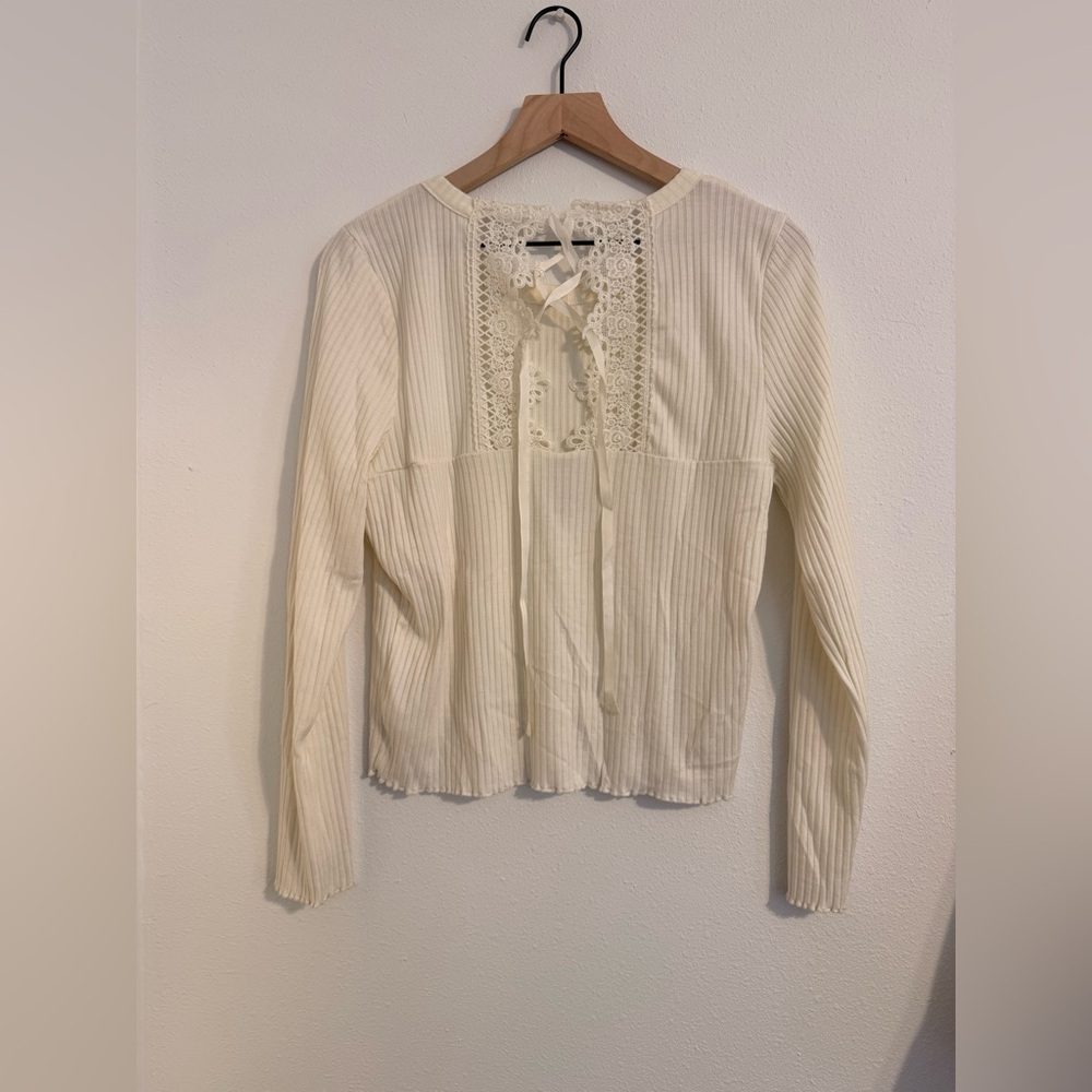 American Rag Ribbed Long Sleeve - Picture 2 of 7